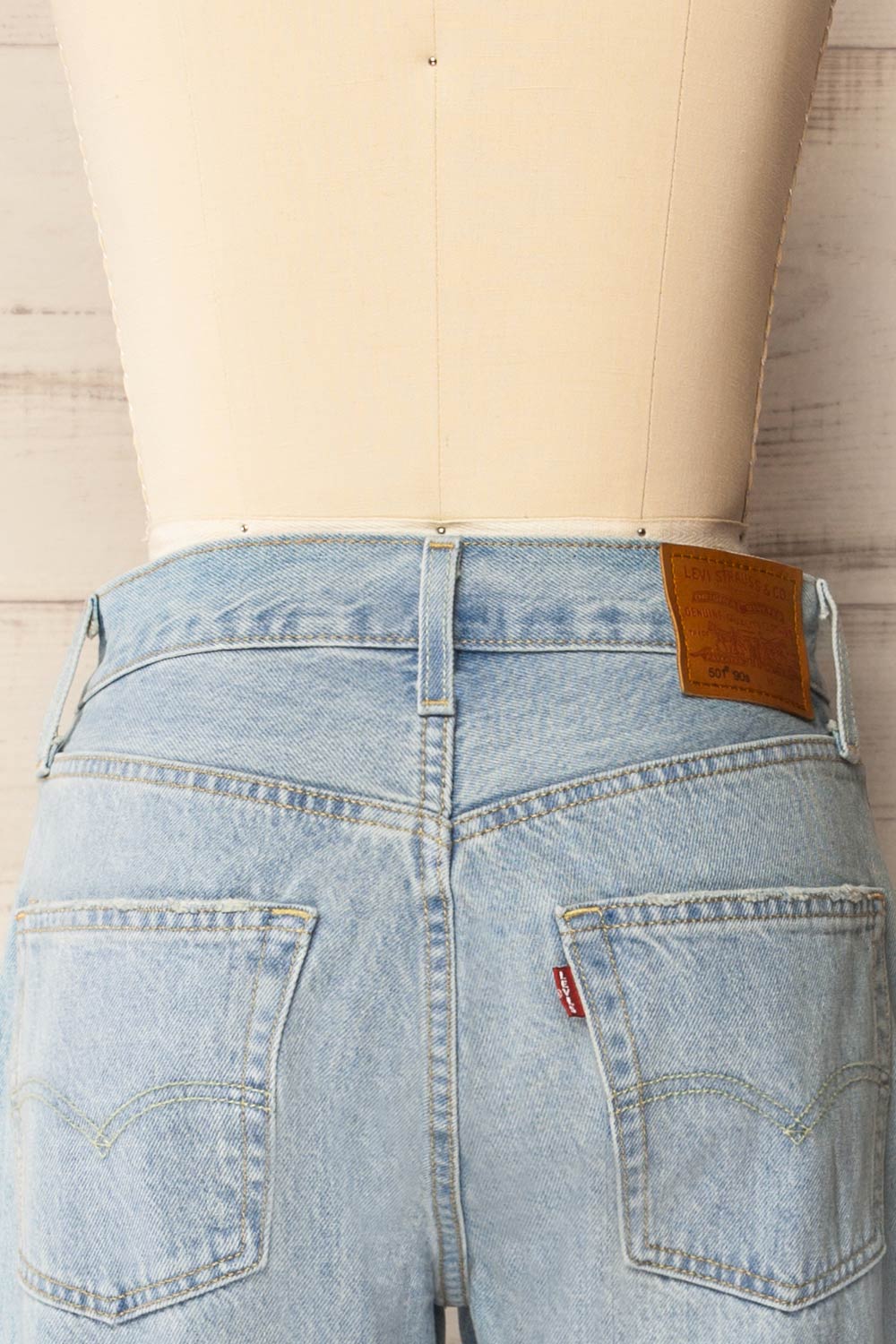 Matheran | Light Blue Ankle Length Denim Pants