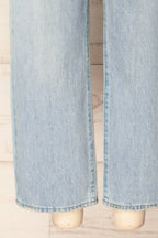 Matheran | Light Blue Ankle Length Denim Pants