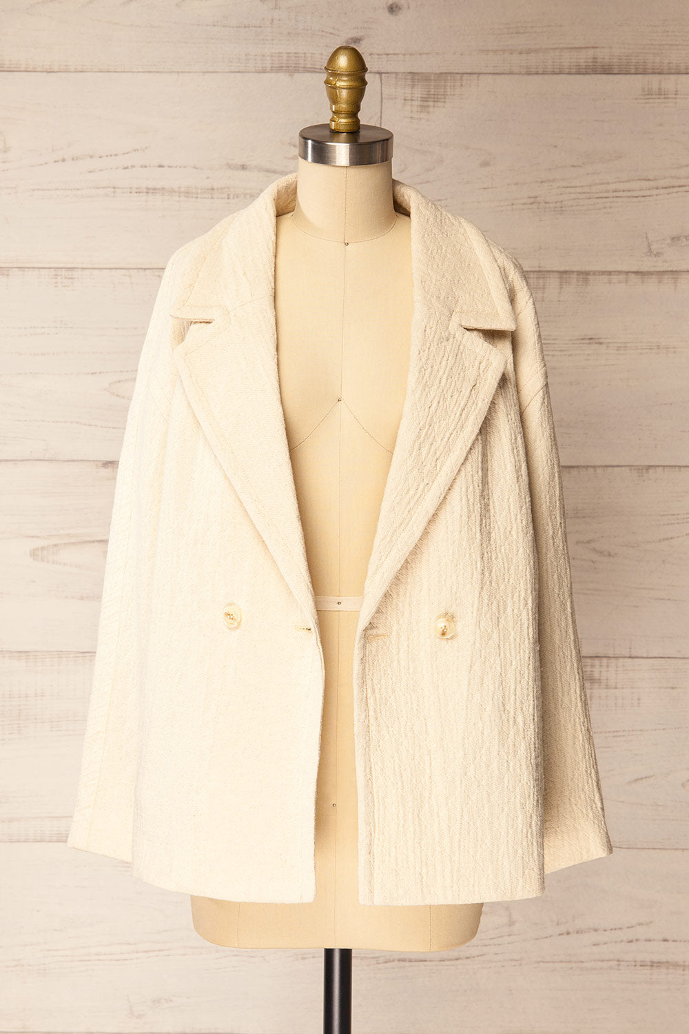 Mirandola | Beige Blazer Style Jacket with Pockets