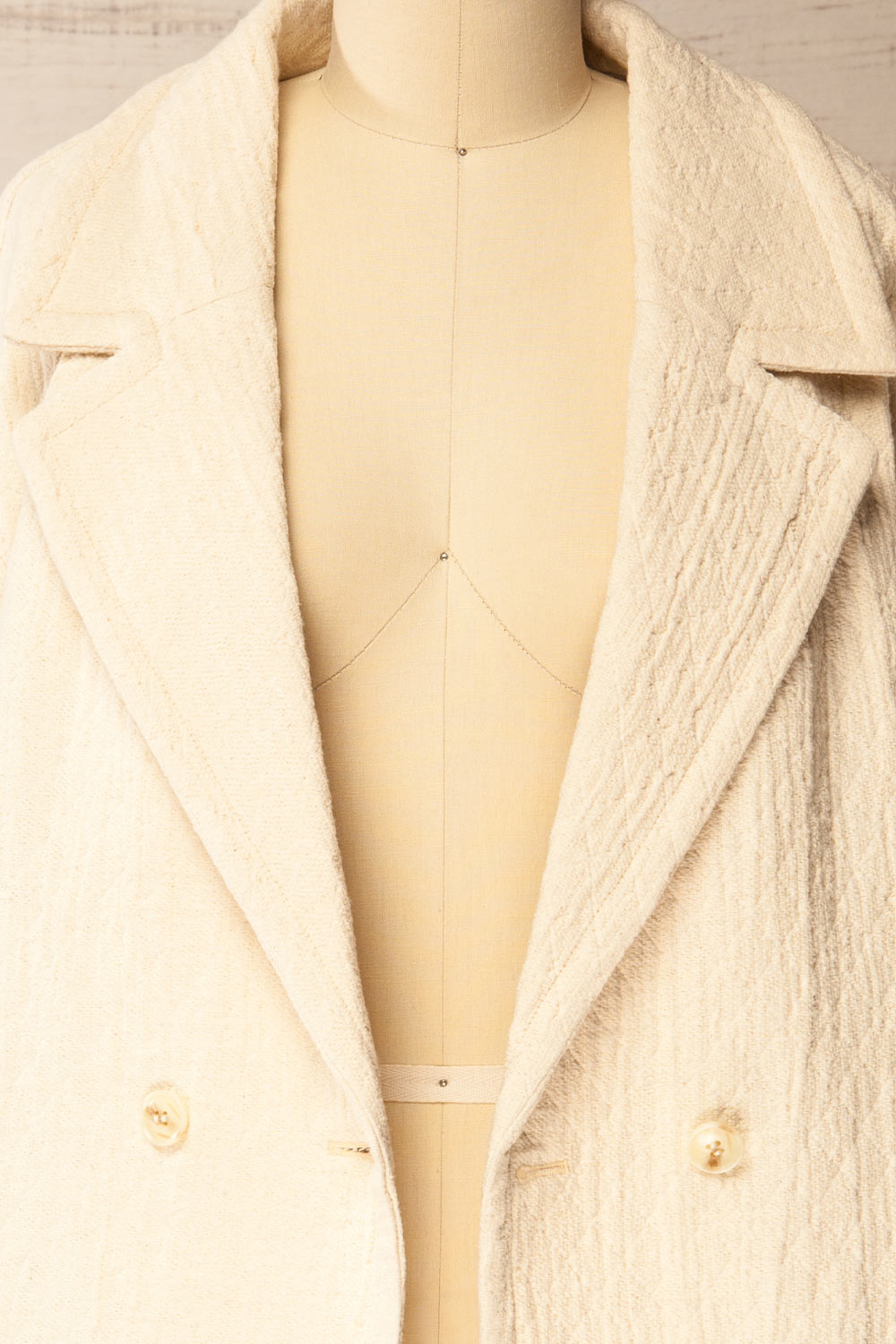 Mirandola | Beige Blazer Style Jacket with Pockets