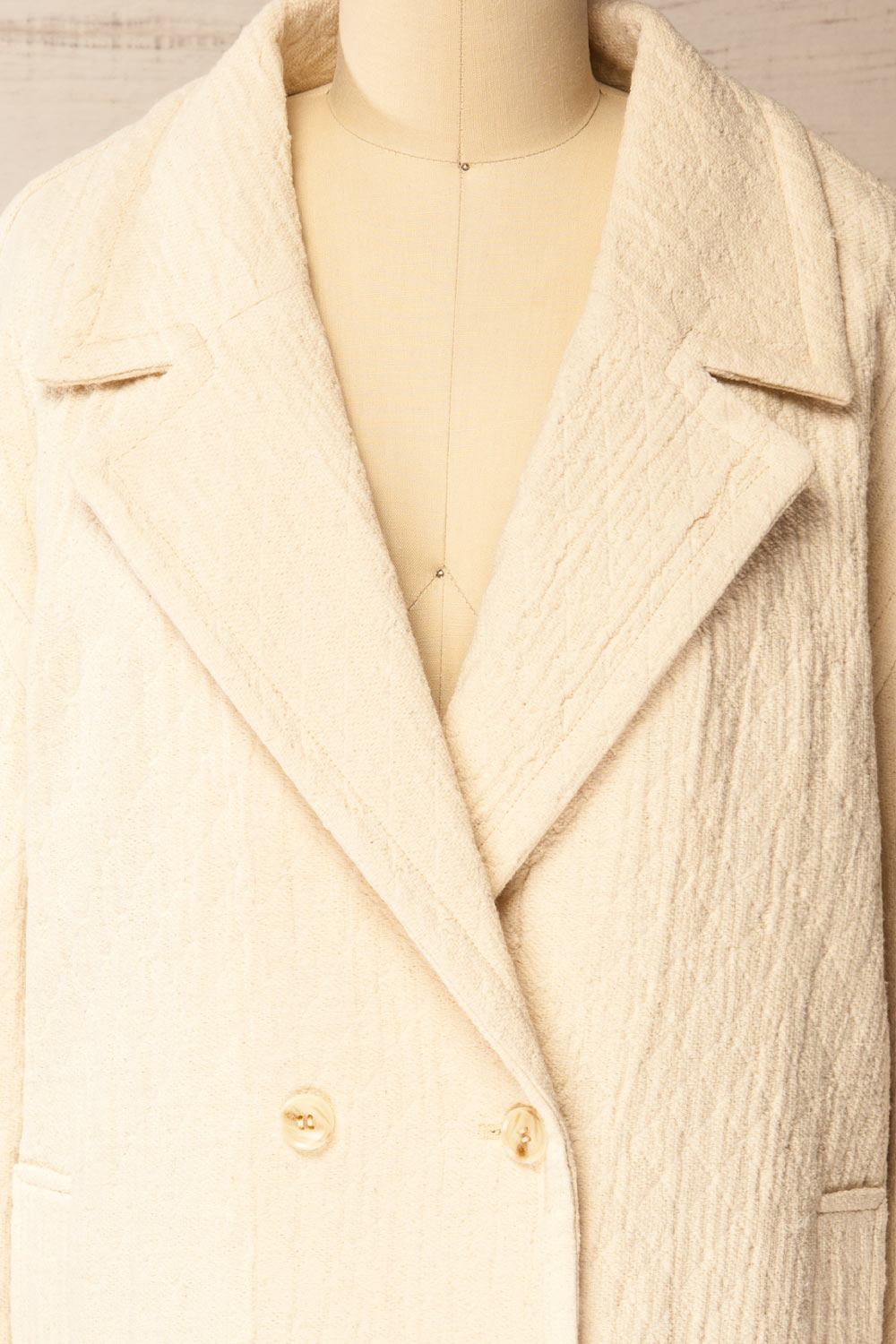 Mirandola | Beige Blazer Style Jacket with Pockets