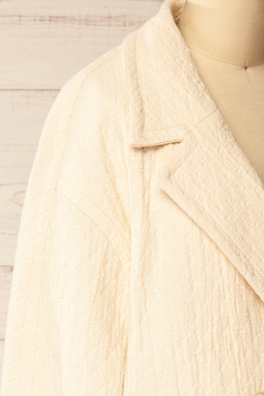 Mirandola | Beige Blazer Style Jacket with Pockets