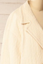 Mirandola | Beige Blazer Style Jacket with Pockets