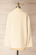 Mirandola | Beige Blazer Style Jacket with Pockets