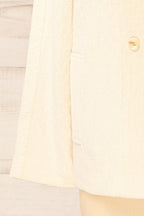 Mirandola | Beige Blazer Style Jacket with Pockets