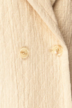 Mirandola | Beige Blazer Style Jacket with Pockets