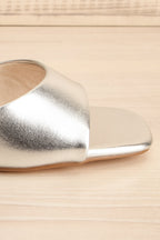Naifaru | Silver High Heel Sandals