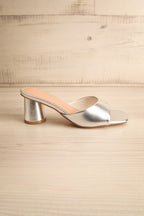 Naifaru | Silver High Heel Sandals