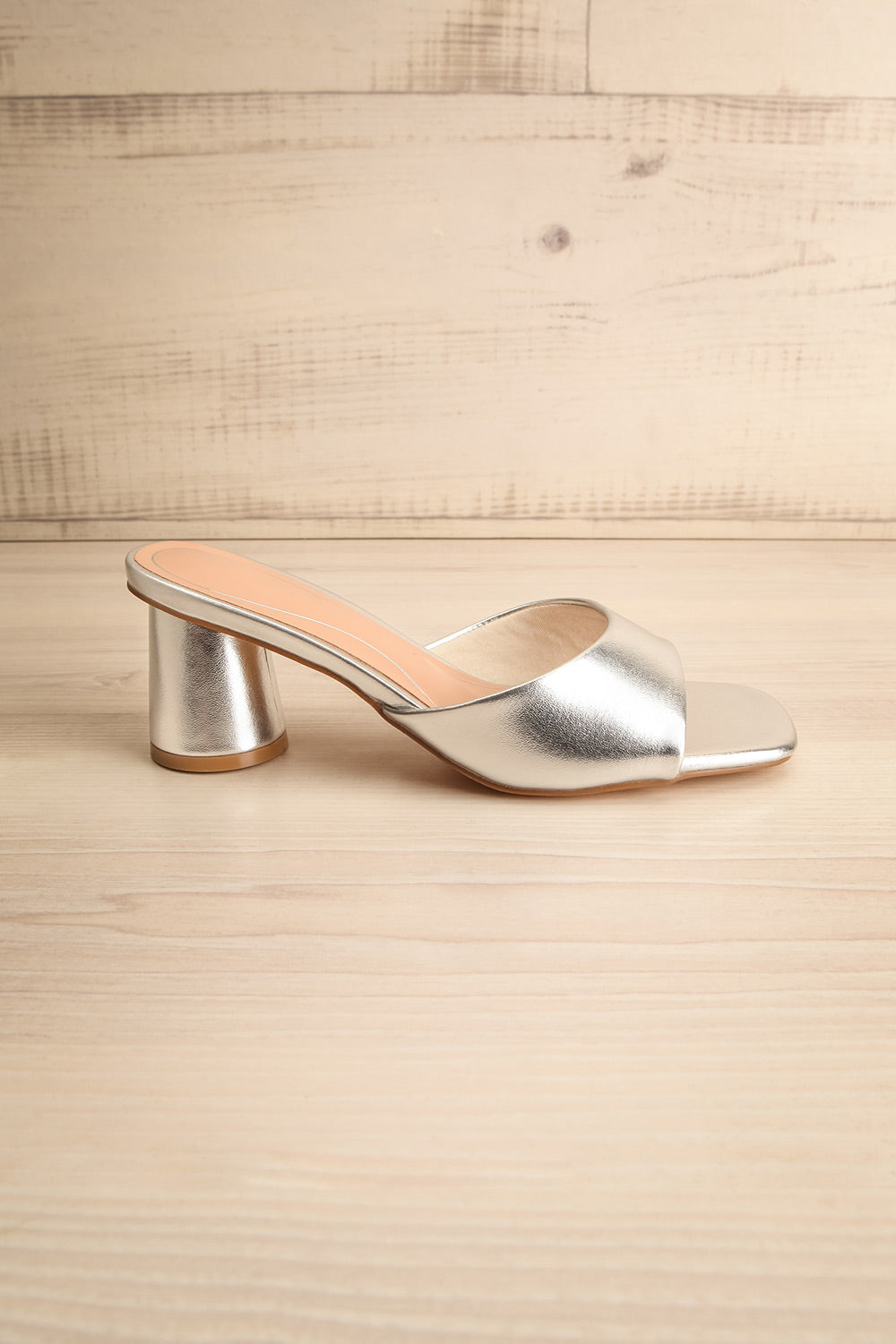 Naifaru | Silver High Heel Sandals