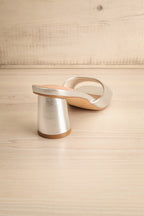 Naifaru | Silver High Heel Sandals