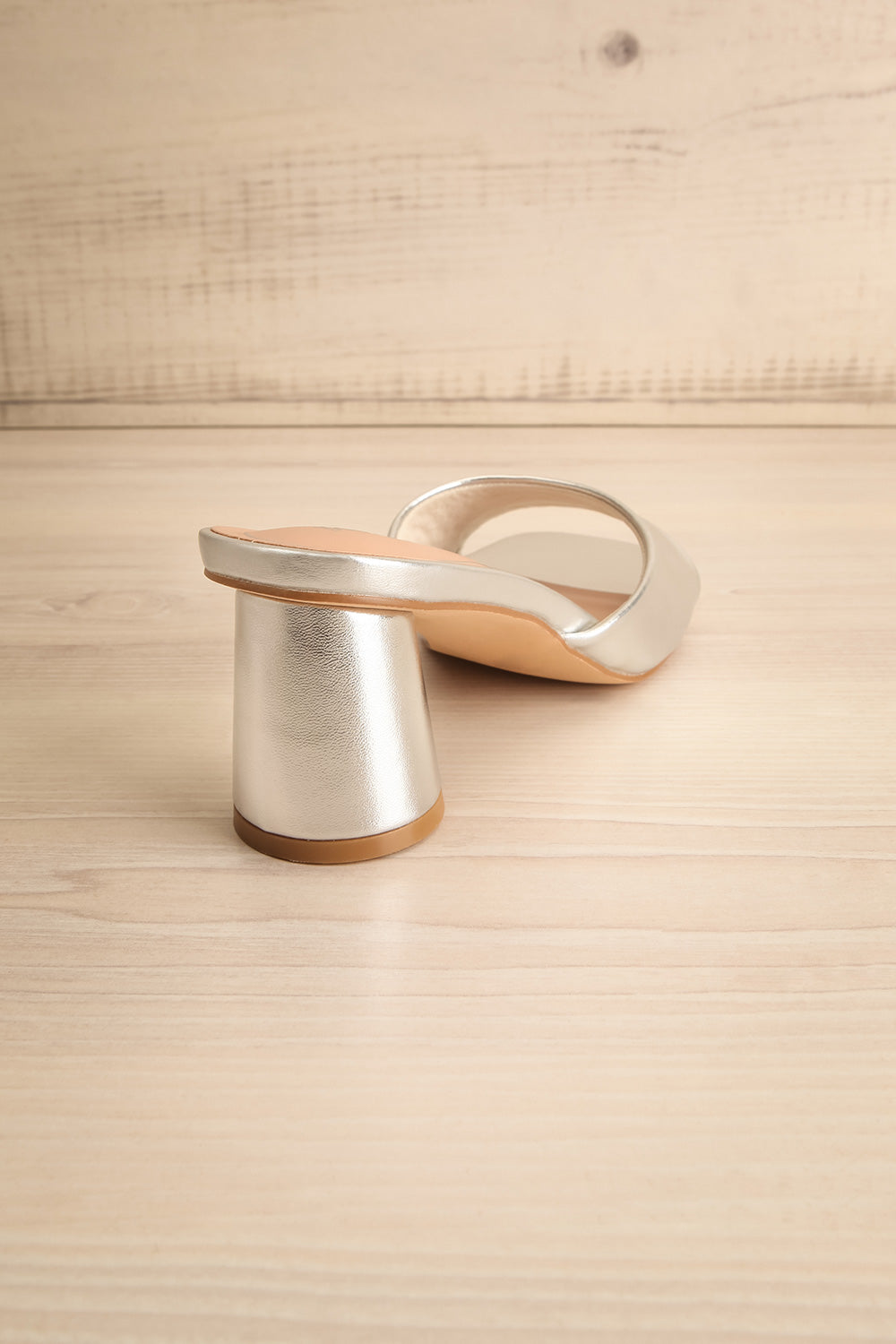 Naifaru | Silver High Heel Sandals