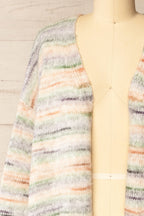 Namrung | Long Open-Front Colorful Cardigan