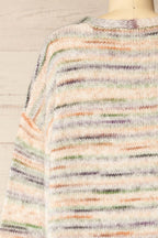 Namrung | Long Open-Front Colorful Cardigan