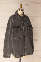 Nocera | Padded Grey Denim Jacket