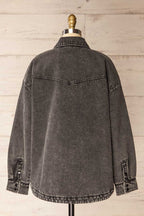 Nocera | Padded Grey Denim Jacket