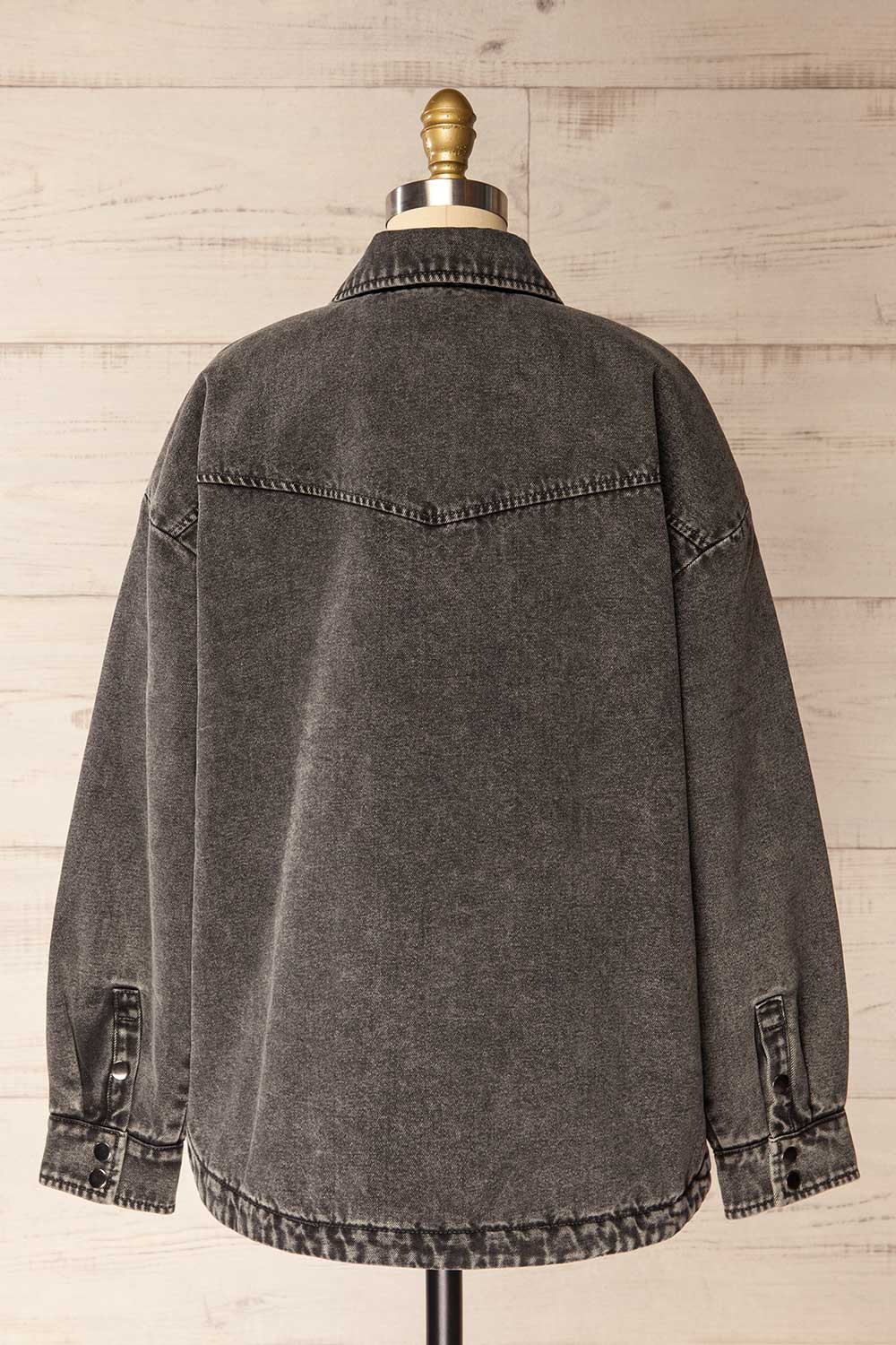 Nocera | Padded Grey Denim Jacket