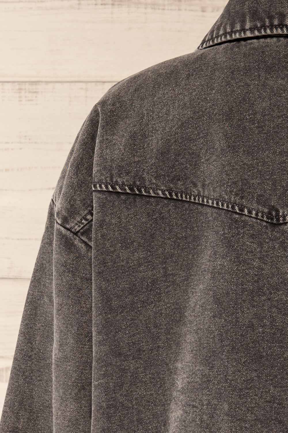Nocera | Padded Grey Denim Jacket