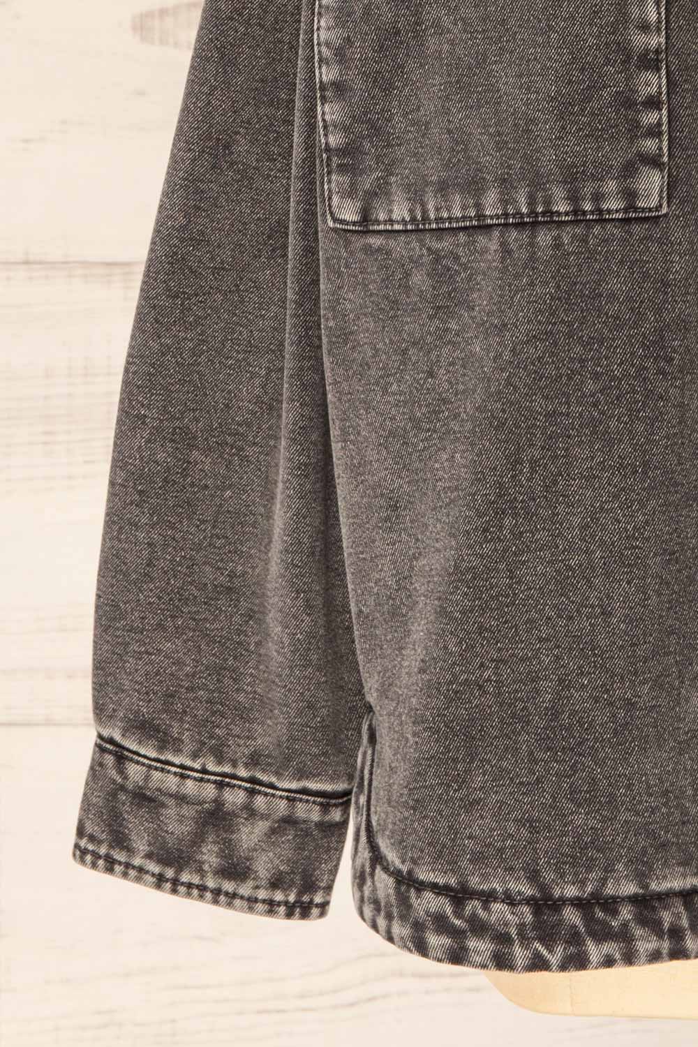 Nocera | Padded Grey Denim Jacket