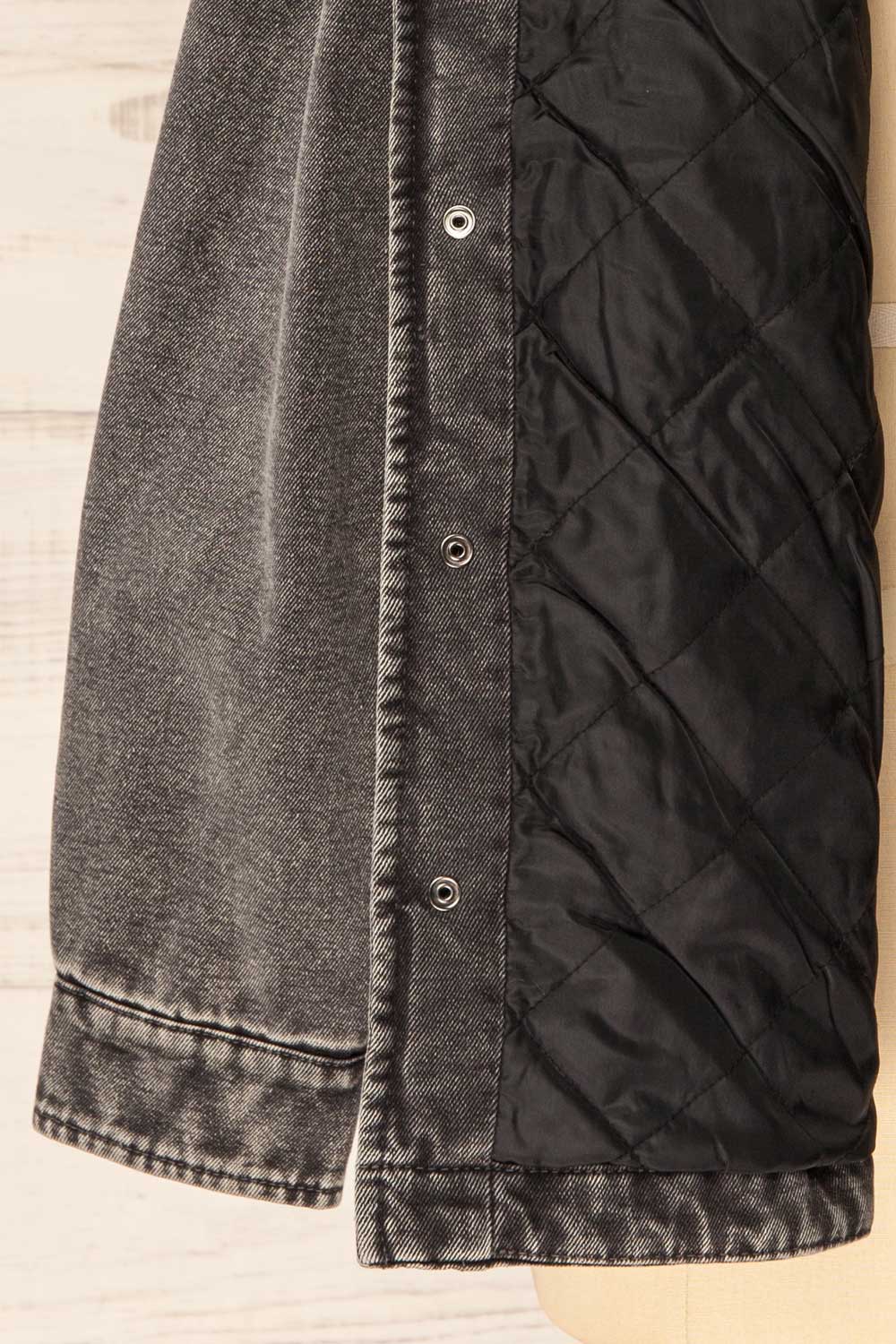 Nocera | Padded Grey Denim Jacket