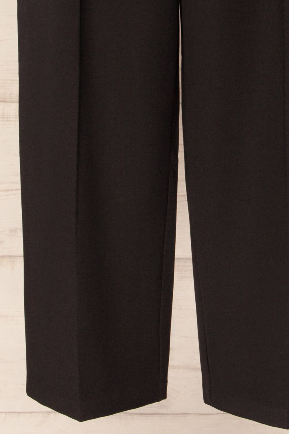 Raipur | Black Barrel Legs Tailored Pants