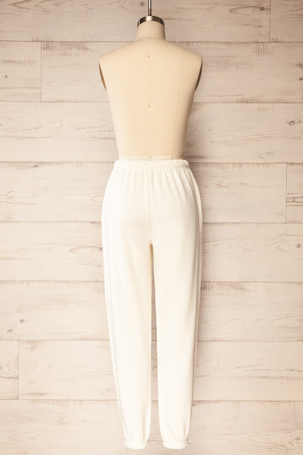 Satara | White Wide Leg Jogger Pants