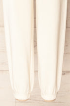 Satara | White Wide Leg Jogger Pants