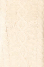 Seattle Ivory | Fuzzy Knit Turtleneck Sweater
