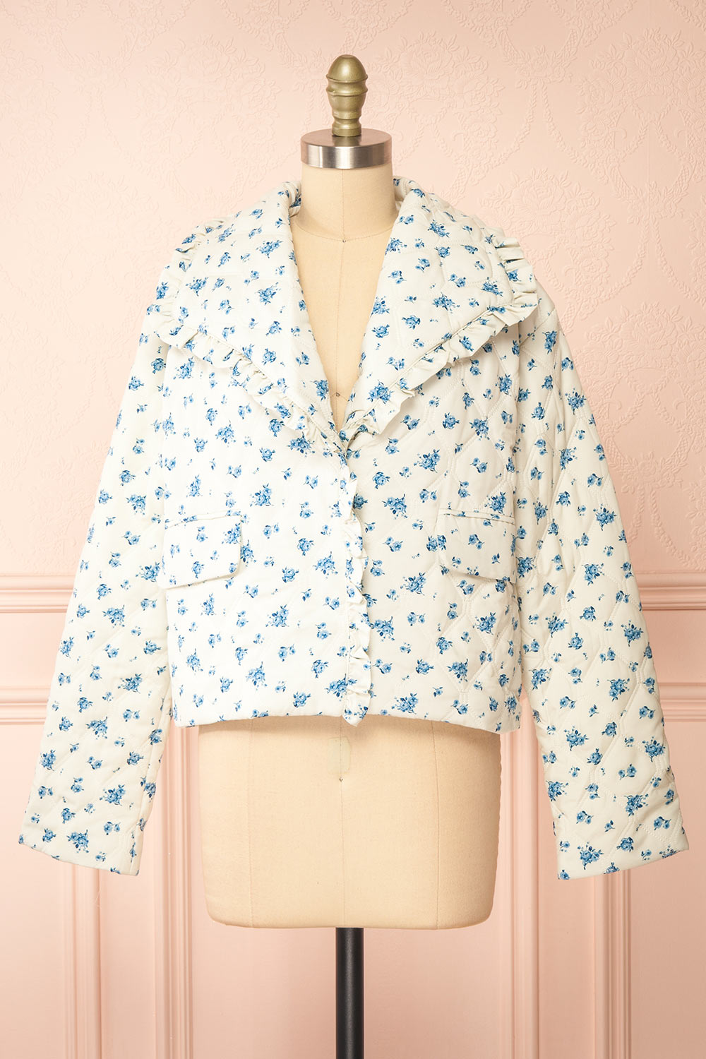 Shivani | Quilted Floral Jacket