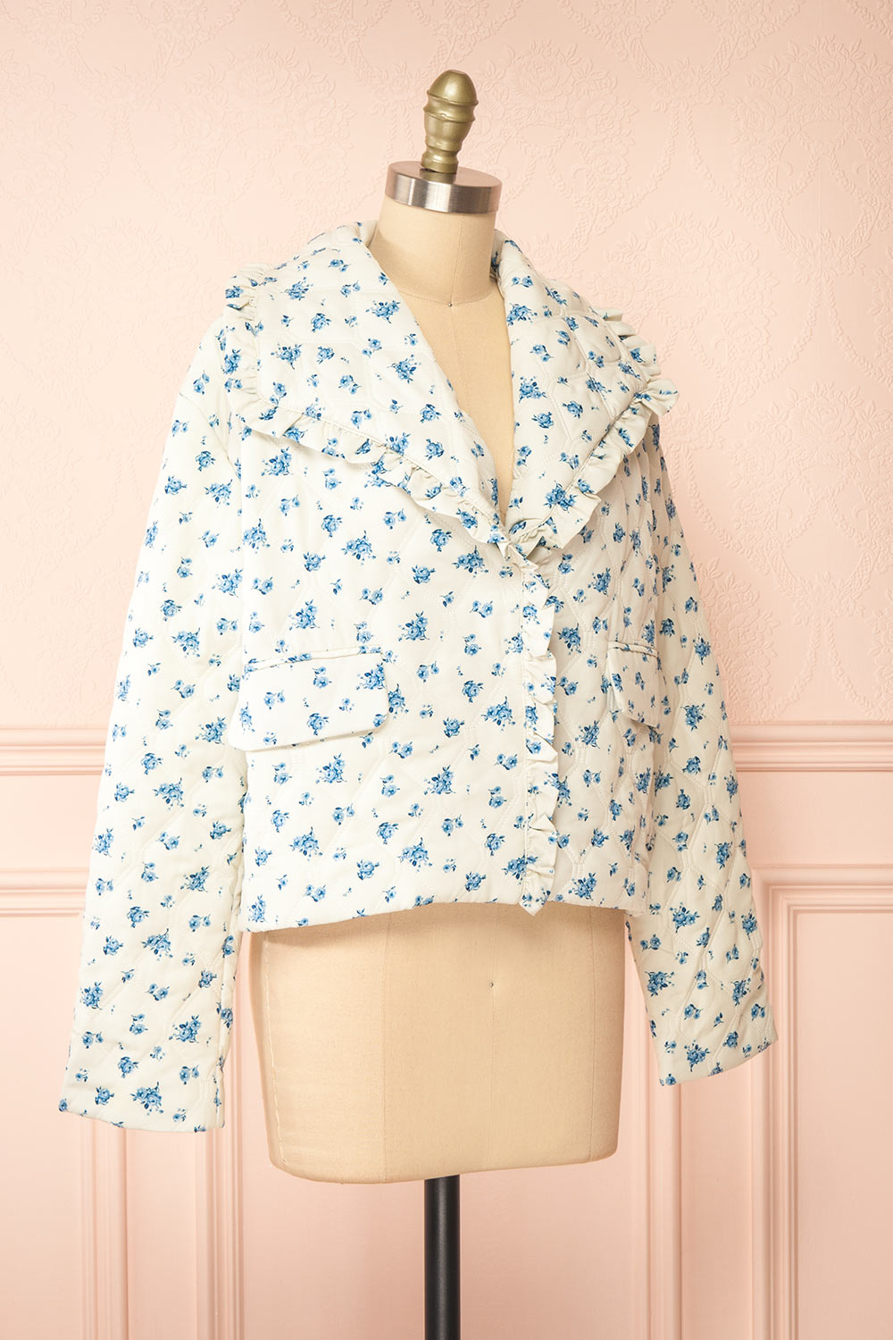 Shivani | Quilted Floral Jacket