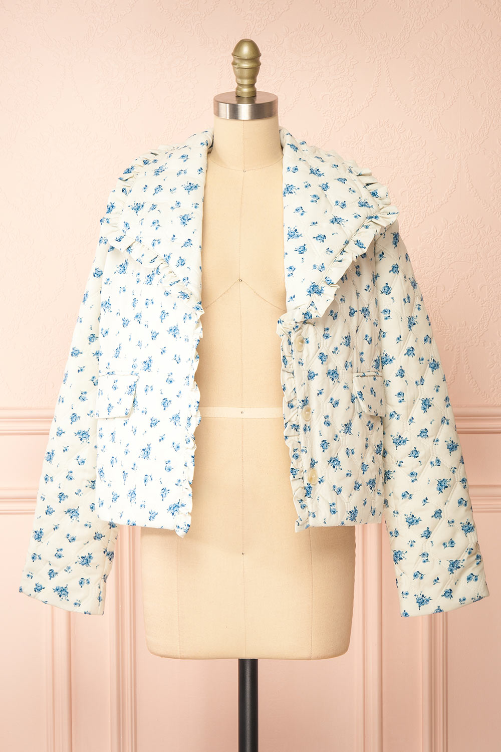 Shivani | Quilted Floral Jacket