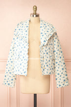 Shivani | Quilted Floral Jacket