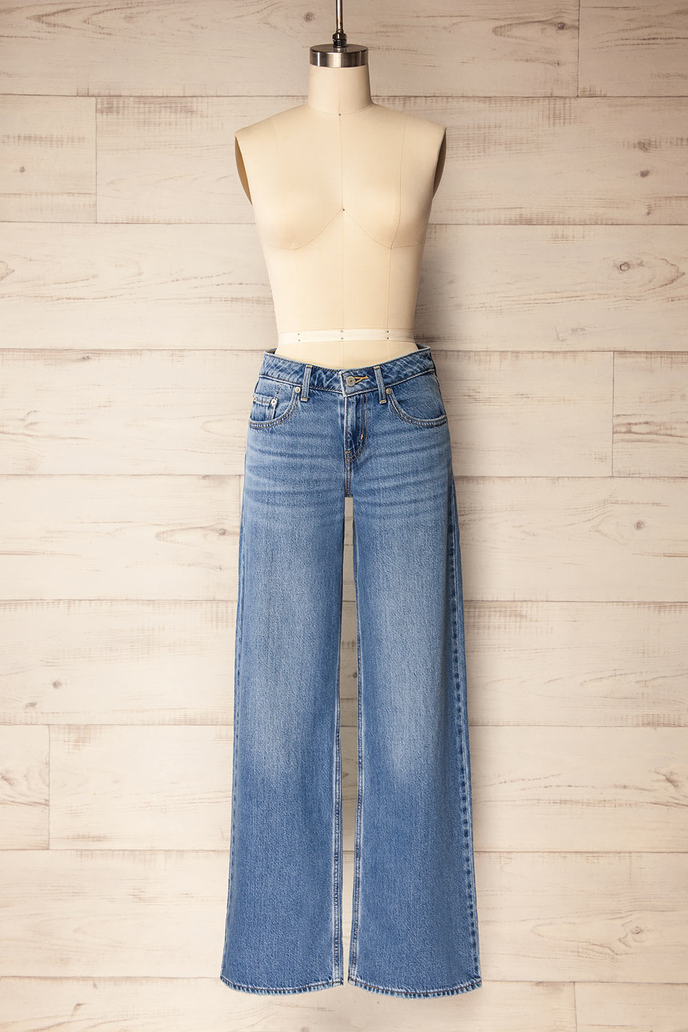 Tuscania | Low Rise Blue Denim Pants