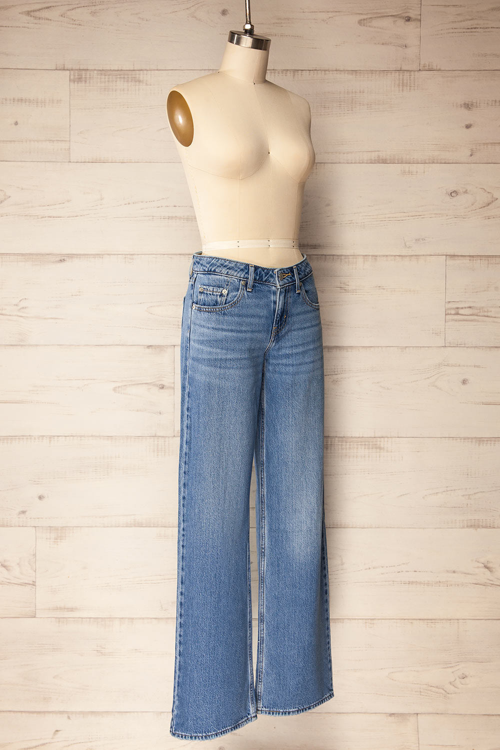 Tuscania | Low Rise Blue Denim Pants