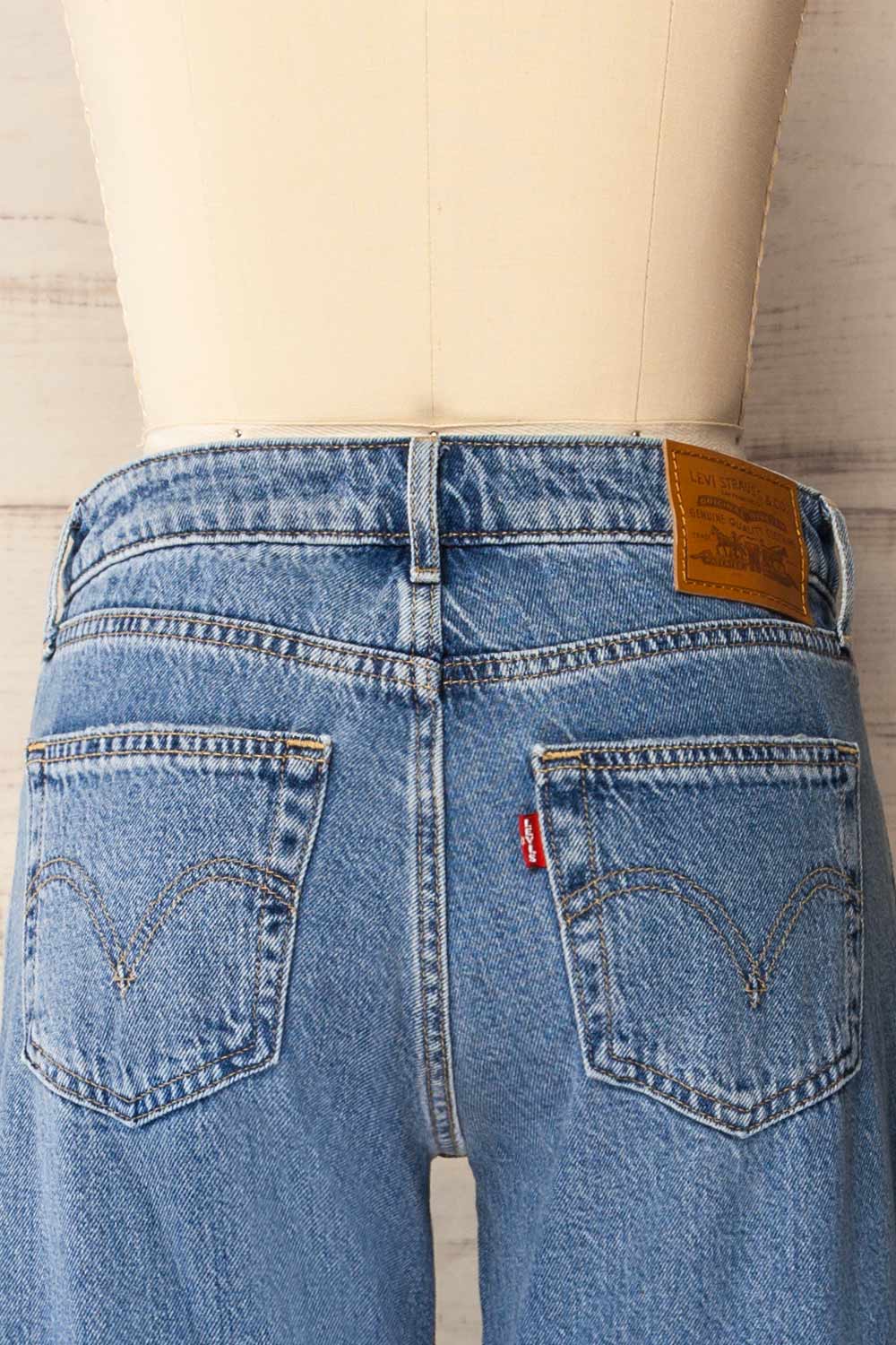 Tuscania | Low Rise Blue Denim Pants