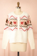 Vaelienne | Fuzzy Christmas Cardigan