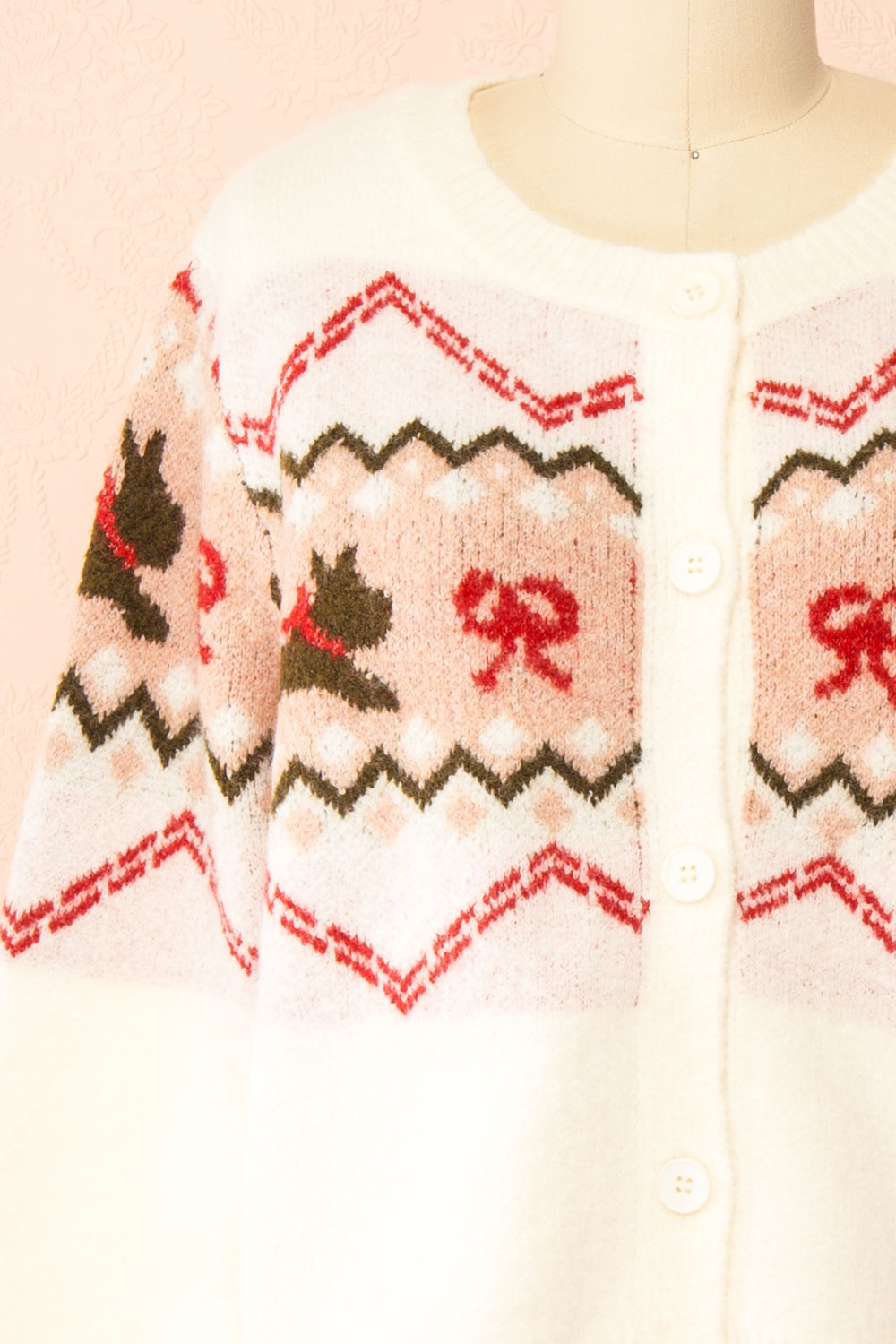 Vaelienne | Fuzzy Christmas Cardigan