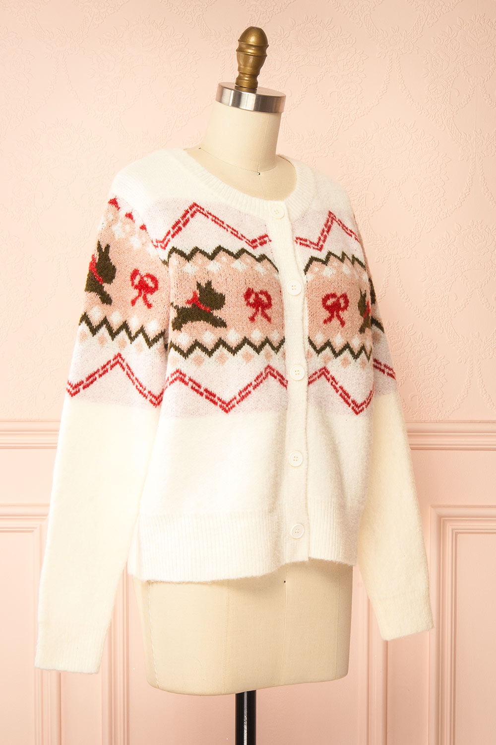Vaelienne | Fuzzy Christmas Cardigan