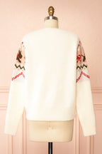 Vaelienne | Fuzzy Christmas Cardigan