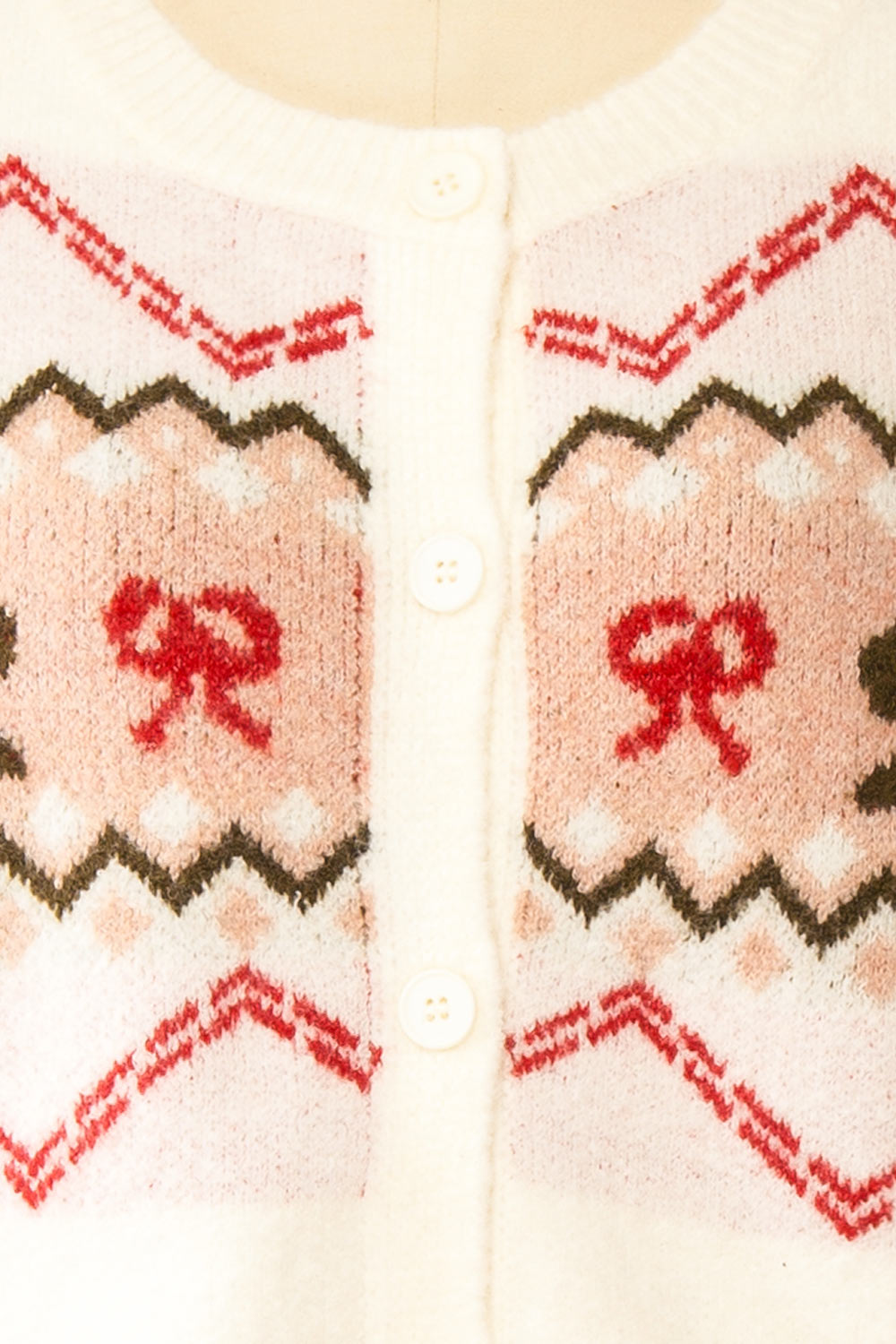 Vaelienne | Fuzzy Christmas Cardigan