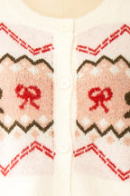 Vaelienne | Fuzzy Christmas Cardigan