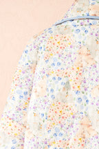 Wittie Floral | Quilted Pastel Floral Jacket