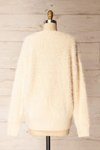 Yanam | Fuzzy Ivory Sweater