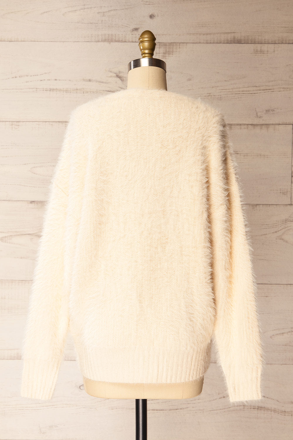 Yanam | Fuzzy Ivory Sweater