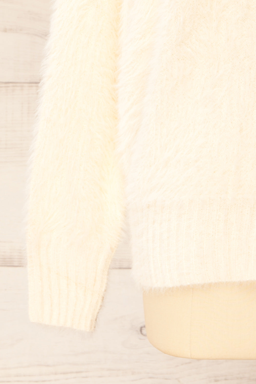 Yanam | Fuzzy Ivory Sweater
