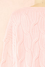 Zorane | Pink Knit Sweater w/ Satin Bows
